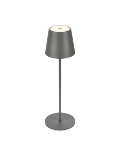 LAMPADA DA TAVOLO BT10004 BATT RICARIC GRIGIO