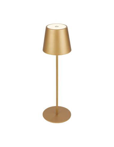 LAMPADA DA TAVOLO BT10009 BATT RICARIC ORO