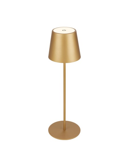 LAMPADA DA TAVOLO BT10009 BATT RICARIC ORO