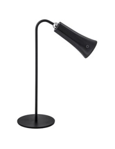 LAMPADA LED RICARICABILE DA TAVOLO ALICE NERO