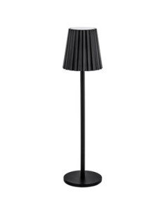 LAMPADA LED RICARICABILE DA TAVOLO MINU NERO