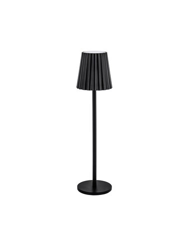 LAMPADA LED RICARICABILE DA TAVOLO MINU NERO