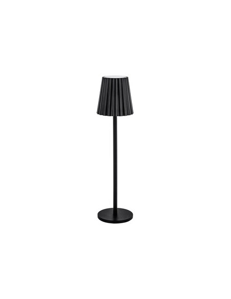 LAMPADA LED RICARICABILE DA TAVOLO MINU NERO
