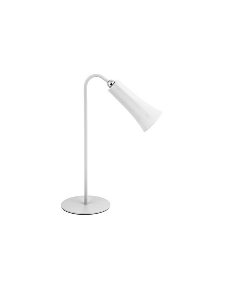 LAMPADA LED RICARICABILE DA TAVOLO ALICE BIANCO
