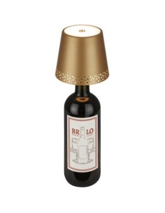 LAMPADA FLASKA P/MONTAGGIO SU BOTTIGLIA ORO