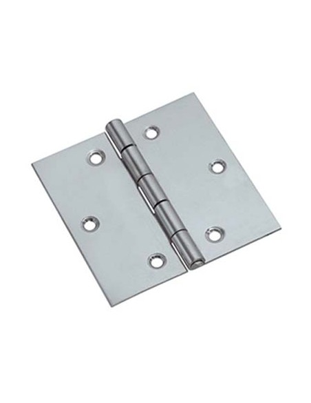 CERNIERA QUADRA 3317 VALTOCE INOX PERNO FISSO MM 50X50X1,0