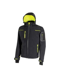 U-POWER GIACCONE SPACE NERO-GIALLO TG.  XL