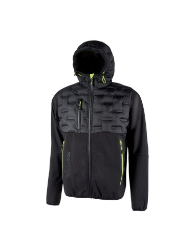 U-POWER GIACCONE SPOCK NERO-GIALLO TAGLIA L