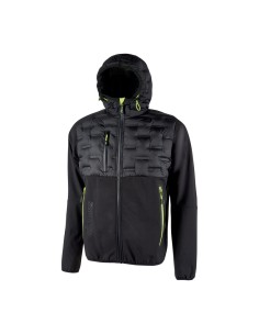 U-POWER GIACCONE SPOCK NERO-GIALLO TAGLIA XXL