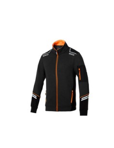 SPARCO FELPA ALABAMA BLACK ORANGE TG M