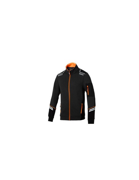 SPARCO FELPA ALABAMA BLACK ORANGE TG XXL