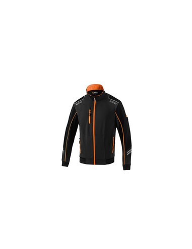 SPARCO GIUBBINO AUSTIN BLACK ORANGE TG XS