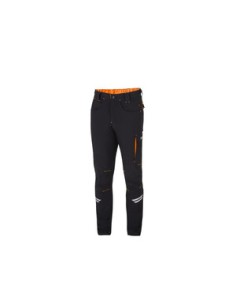 SPARCO PANTALONE KANSAS BLACK ORANGE TG M