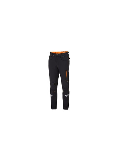 SPARCO PANTALONE KANSAS BLACK ORANGE TG XL