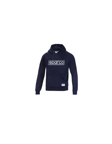 SPARCO FELPA HOODIE FRAME BLU MARINE TG M