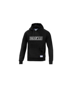 SPARCO FELPA HOODIE FRAME NERO TG L