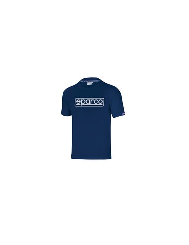 SPARCO T-SHIRT FRAME BLU MARINE TG S