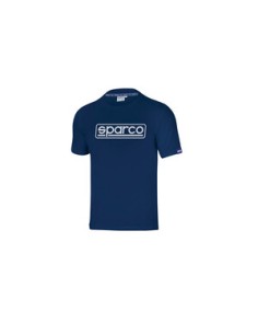 SPARCO T-SHIRT FRAME BLU MARINE TG L