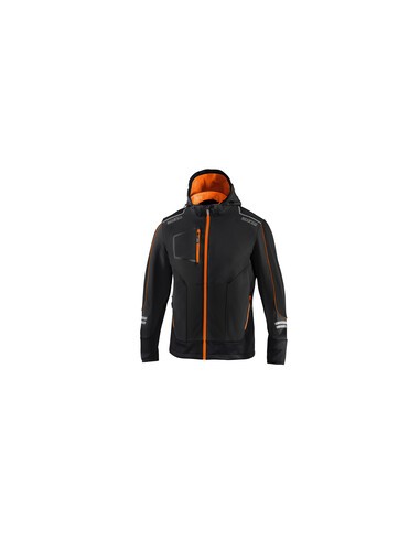 SPARCO GIUBBINO YORK BLACK ORANGE TG S