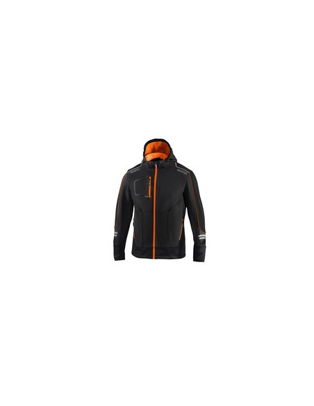 SPARCO GIUBBINO YORK BLACK ORANGE TG L