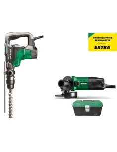 HIKOKI MARTELLO COMB DH40MC+SMERIGLIATRICE G12STA