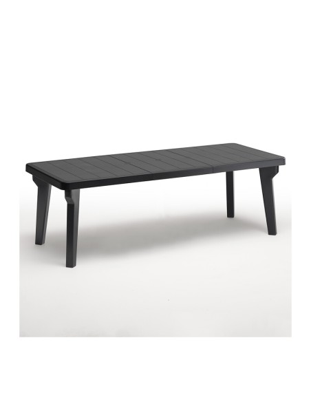 TAVOLO BERGEN 160/220X90XH74CM ANTRACITE