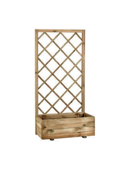 FIORIERA IMPREGN C/GRIGLIATO ECOFLORA 70X35X140CM