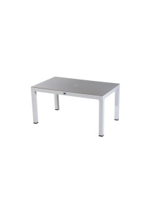 TAVOLO C/VETRO SEGINUS 150X90XH75CM CAPP-BIA
