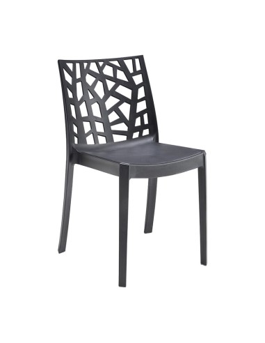 SEDIA RESINA MATRIX NERO GRAFITE