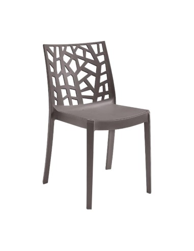 SEDIA RESINA MATRIX TORTORA