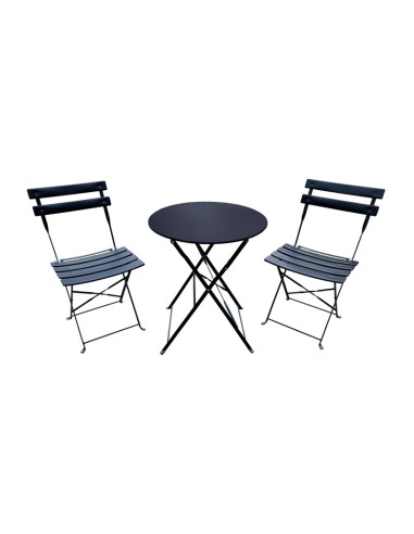 SET BISTROT GIOTTO NERO SAT