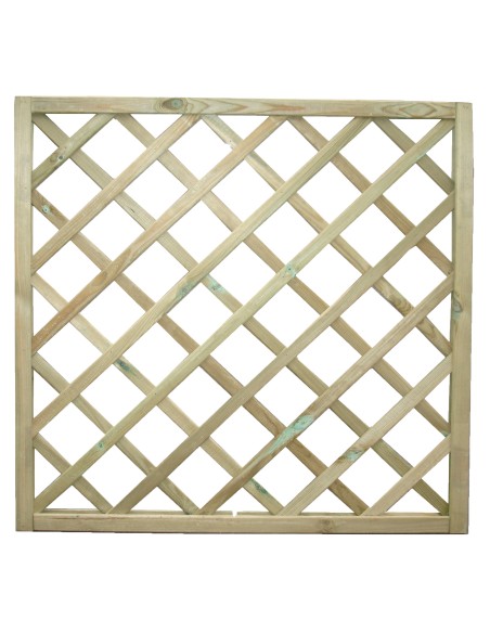 GRIGLIATO PINO IMPREGNATO 35  90XH 90 CM QUADRO