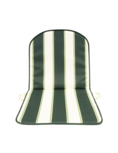 CUSCINO SCHIENALE BASSO DOUBLE RIGATO VERDE