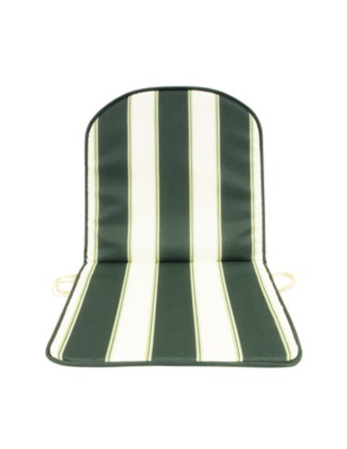 CUSCINO SCHIENALE BASSO DOUBLE RIGATO VERDE