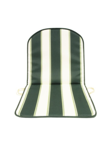 CUSCINO SCHIENALE BASSO DOUBLE RIGATO VERDE