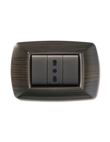PLACCA LIFE LIVING PLAST WENGE 4P