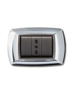 PLACCA LIFE LIVING PLAST CROMO 3P