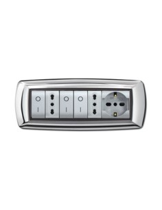 PLACCA LIFE LIVING PLAST CROMO 7P