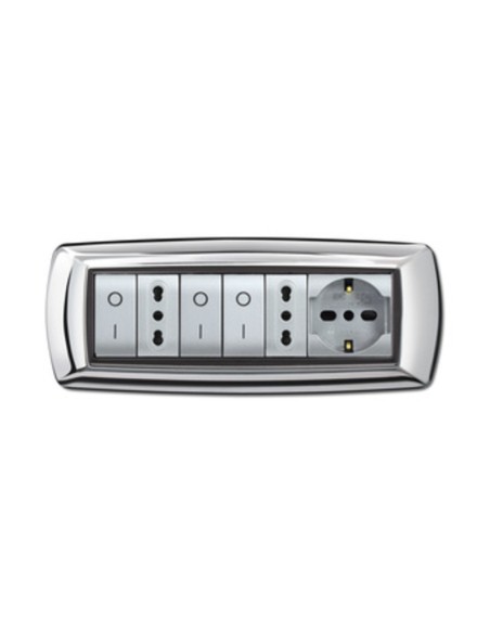 PLACCA LIFE LIVING PLAST CROMO 7P