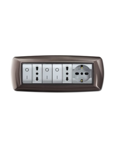PLACCA LIFE LIVING PLAST ALLUMINIO NOTTE 7P