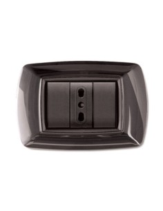 PLACCA LIFE LIVING PLAST NERO GLITTERING 3P