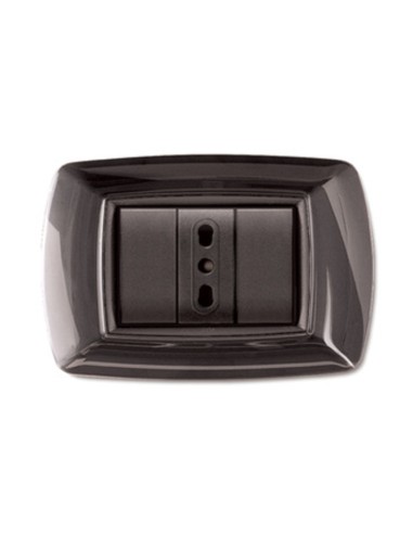 PLACCA LIFE LIVING PLAST NERO GLITTERING 3P