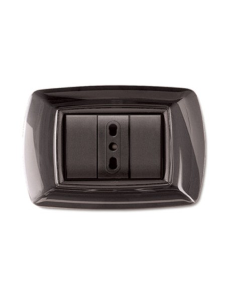 PLACCA LIFE LIVING PLAST NERO GLITTERING 3P