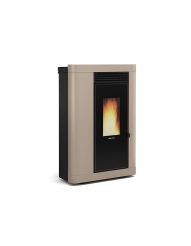 STUFA PELLET CANALIZ SLIM 9KW ANNABELLA PLUS 5.0 TORTORA V5