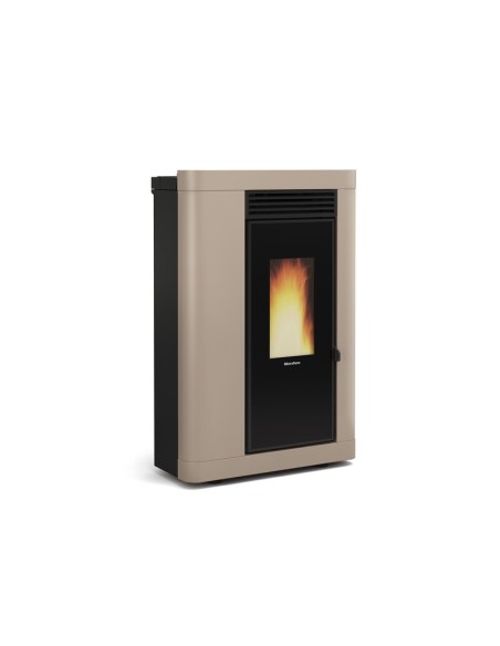 STUFA PELLET CANALIZ SLIM 9KW ANNABELLA PLUS 5.0 TORTORA V5
