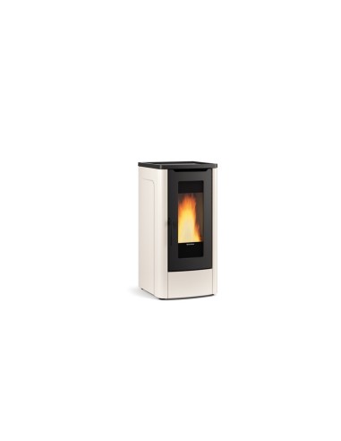 STUFA PELLET CANALIZ 10 KW DAHIANA PLUS 5.0 AVORIO EVO V4-5