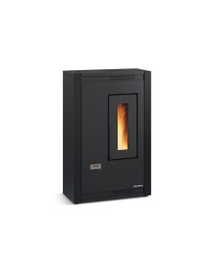 STUFA PELLET VENTIL SLIM 5.1KW LUISELLA 5.0 NERO V0-5