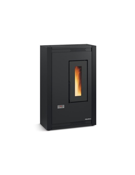 STUFA PELLET VENTIL SLIM 5.1KW LUISELLA 5.0 NERO V0-5