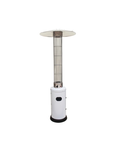 STUFA AEREA PATIO CILINDRICA TEPORUS 10,5KW BIANCO