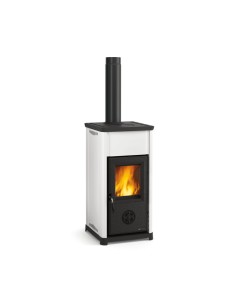 STUFA LEGNA  7 KW TEA 5.0 BIANCO V0-4